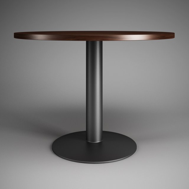 cgaxis round pedestal modern table 25 3D 模型 .c4d .max .obj .3ds .fbx .stl .blend 