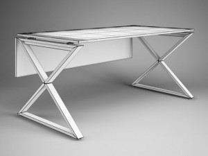 cgaxis office desk 26 3D Модель
