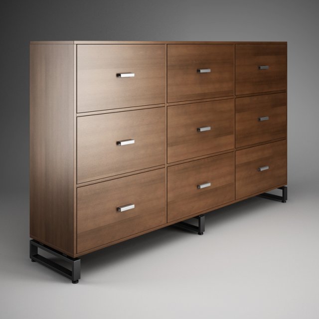 cgaxis office cabinet 30 3D Model .c4d .max .obj .3ds .fbx .stl .blend 
