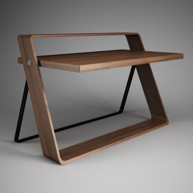 cgaxis minimalistic office desk 31 3D Модель .c4d .max .obj .3ds .fbx .stl .blend 