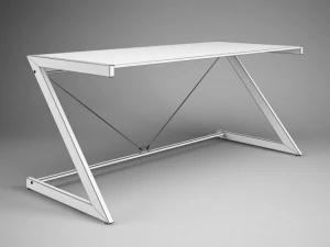 cgaxis office desk 34 3D Model