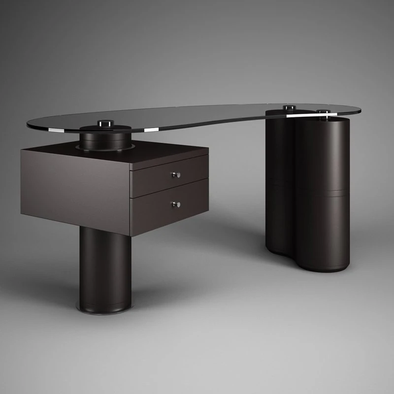 modern office desk 37 3D Model .c4d .max .obj .3ds .fbx .stl .blend