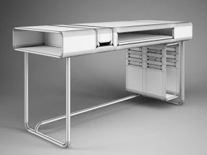 cgaxis contemporary office desk 38 3D Model