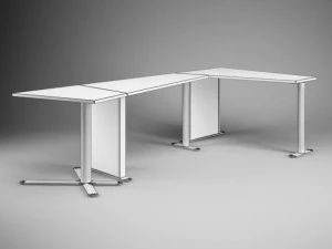 cgaxis office desk corner unit 39 3D Model