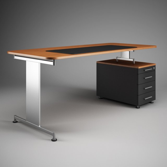 cgaxis office desk workstation 41 3D Model .c4d .max .obj .3ds .fbx .stl .blend 