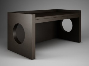 cgaxis office desk 45 3D Model