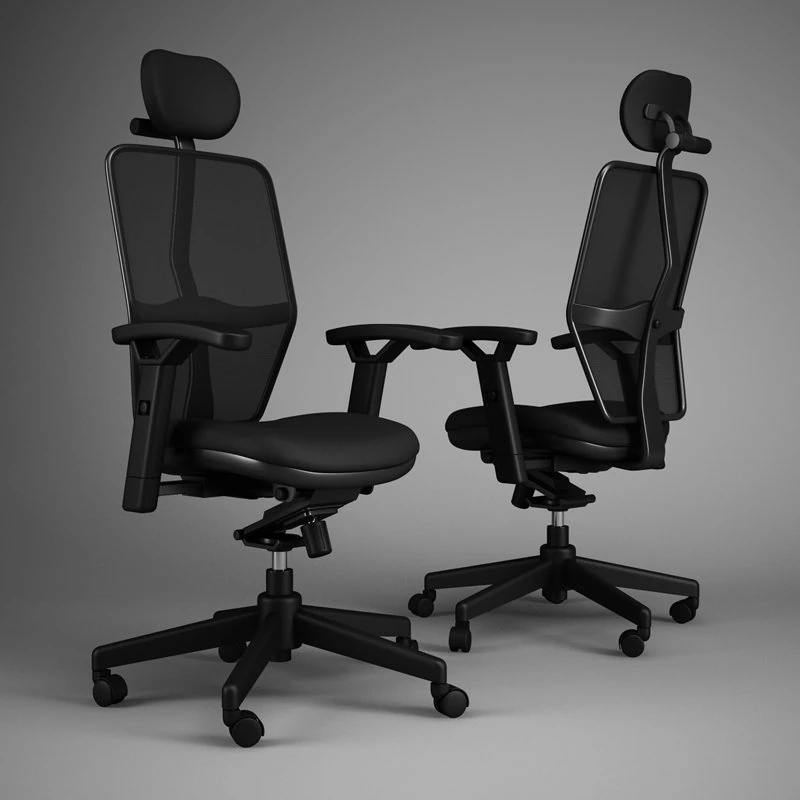 cgaxis office chair 46 3D Model .c4d .max .obj .3ds .fbx .stl .blend 