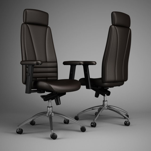 cgaxis office chair 47 3D Model .c4d .max .obj .3ds .fbx .stl .blend 