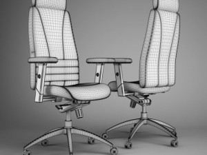 cgaxis office chair 47 3D Model