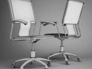 cgaxis office chair 49 3Dモデル