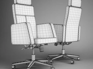 cgaxis office chair 50 3D Model