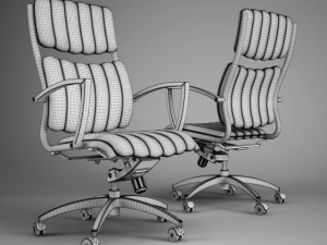 cgaxis office chair 52 3D Model