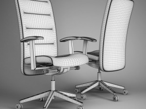 cgaxis office chair 53 3D Model