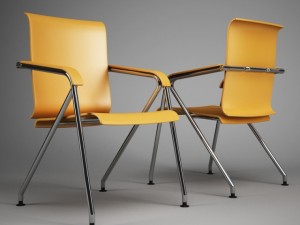 cgaxis office chair 61 Modelo 3D
