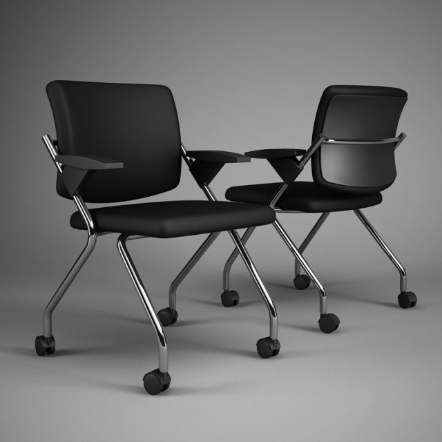 cgaxis office chair 64 3D Model .c4d .max .obj .3ds .fbx .stl .blend 