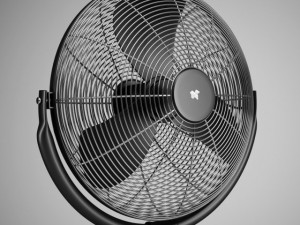 cgaxis floor standing fan 01 3D Model