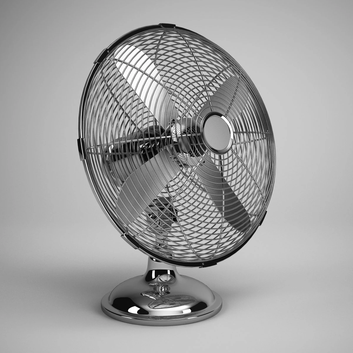 cgaxis desk fan 03 3D Model .c4d .max .obj .3ds .fbx .stl .blend 