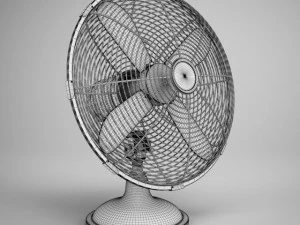 cgaxis desk fan 03 3D Model