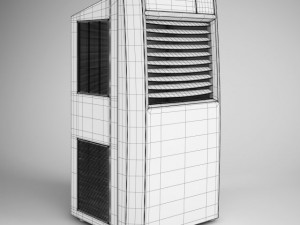 cgaxis standing air conditioner 07 Model 3D