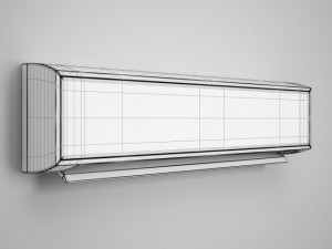 cgaxis wall air conditioner 08 3Dモデル