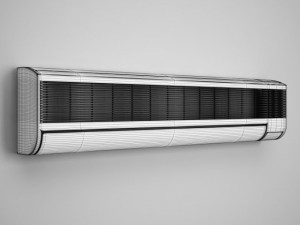 cgaxis wall air conditioner 09 3D Model
