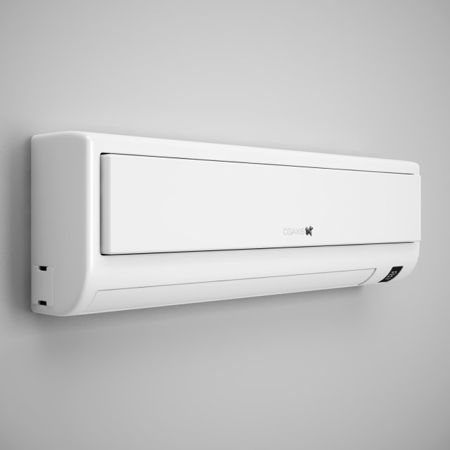 cgaxis wall air conditioner 10 Model 3D .c4d .max .obj .3ds .fbx .stl .blend 