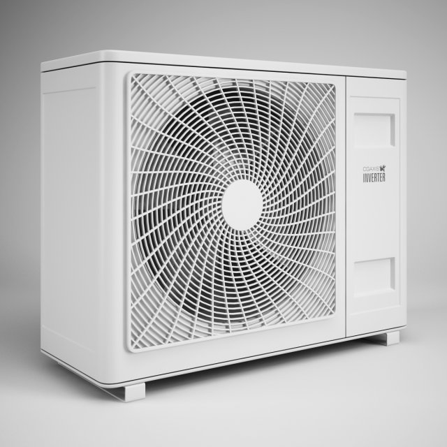 cgaxis air conditioner 12 3D Model .c4d .max .obj .3ds .fbx .stl .blend 