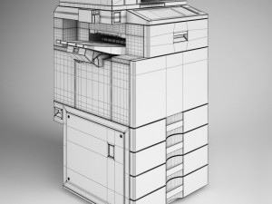 cgaxis photocopier machine 13 3D Model