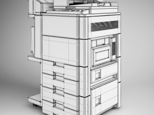 cgaxis photocopier machine 14 3D मॉडल