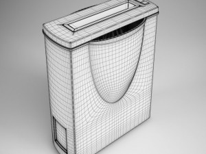 cgaxis paper shredder 17 Model 3D