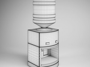 cgaxis water dispenser 19 3D Model