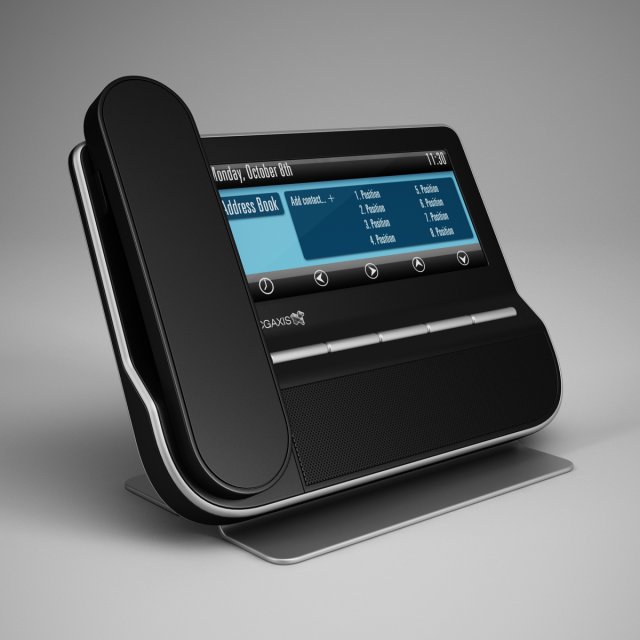 cgaxis telephone 20 3D Модель .c4d .max .obj .3ds .fbx .stl .blend 