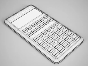 calcolatrice cgaxis 25 Modello 3D