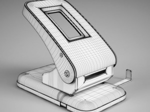 cgaxis paper hole punch 26 3D Modell