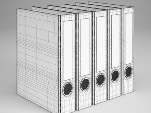 cgaxis 3 ring binders 29 Model 3D