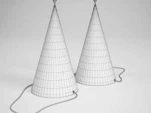 cgaxis birthday party hat 01 3D Model