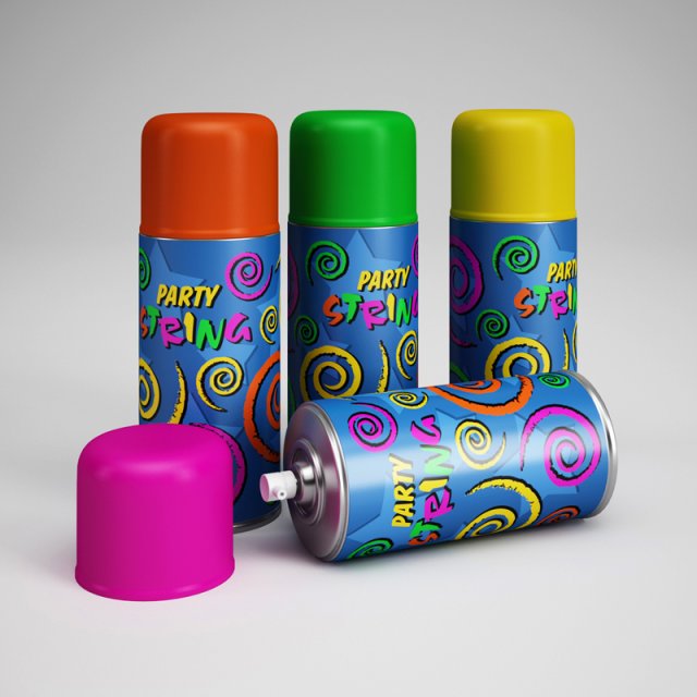 cgaxis party string spray can 05 3D 模型 .c4d .max .obj .3ds .fbx .stl .blend 