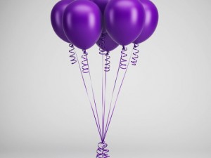 cgaxis party balloons 06 Modelo 3D
