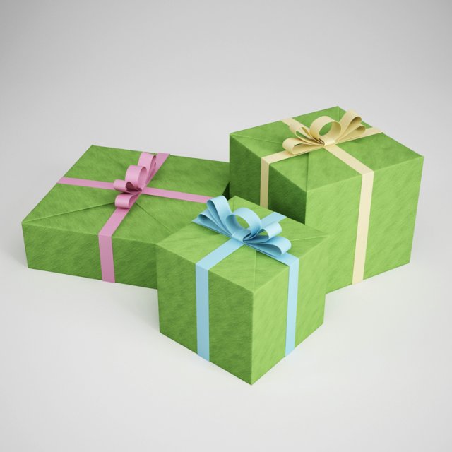 cgaxis party gifts 09 Modelo 3D .c4d .max .obj .3ds .fbx .stl .blend 