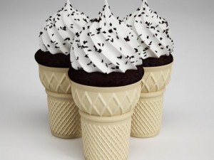 cgaxis ice cream cones 14 3D-Modell