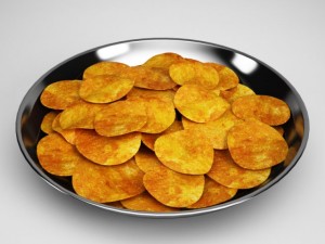 cgaxis potato chips 18 3D-Modell