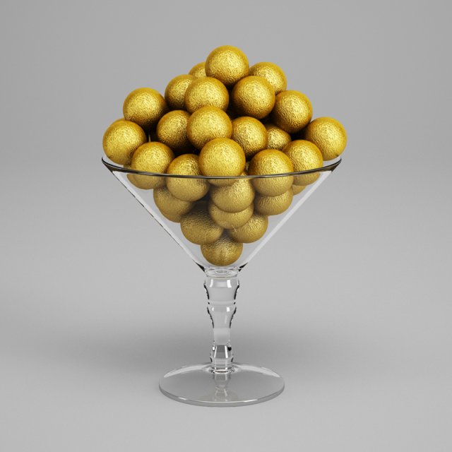 cgaxis chocolate candies in dish 21 Modelo 3D .c4d .max .obj .3ds .fbx .stl .blend 
