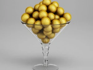 cgaxis 皿 21 のチョコレート キャンディー 3Dモデル