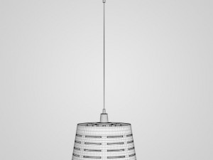 cgaxis chrome hanging lamp 01 3D Model