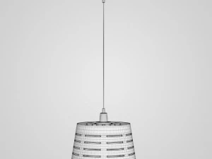 cgaxis chrome hanging lamp 01 3D Model