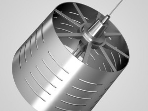 cgaxis chrome hanging lamp 01 3D Model