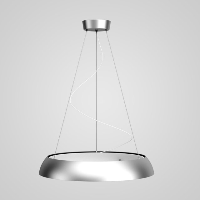 cgaxis chrome hanging lamp 02 3D Модель .c4d .max .obj .3ds .fbx .stl .blend 