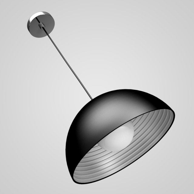 cgaxis black hanging lamp 03 Modelo 3D .c4d .max .obj .3ds .fbx .stl .blend 