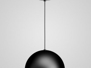 cgaxis black hanging lamp 03 Modelo 3D