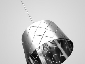 cgaxis chrome hanging lamp 04 3D Model